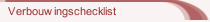 Verbouwingschecklist